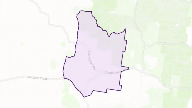 Yarara Area Boundary Map