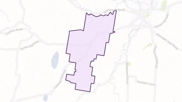 Yarra Area Boundary Map