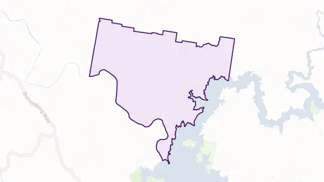 Yarragal Area Boundary Map