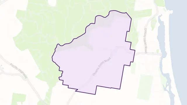Yarrahapinni Area Boundary Map