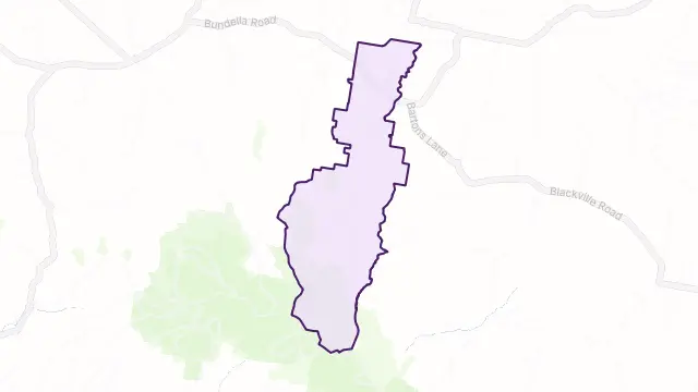 Yarraman Area Boundary Map