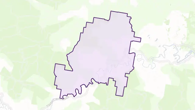 Yarranbella Area Boundary Map