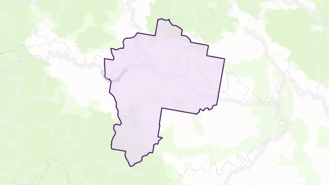 Yarras Area Boundary Map