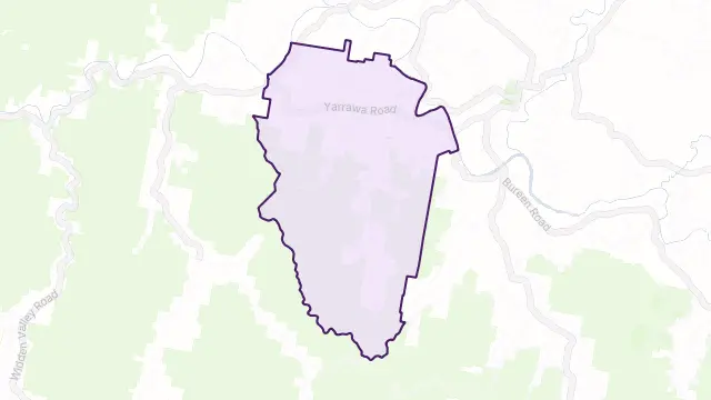Yarrawa Area Boundary Map