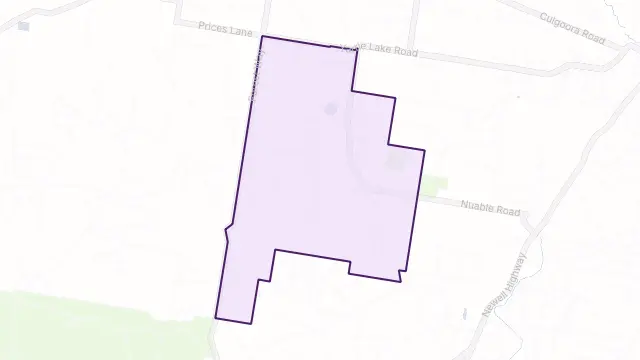 Yarrie Lake Area Boundary Map