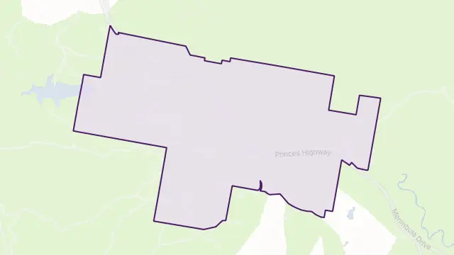 Yellow Pinch Area Boundary Map