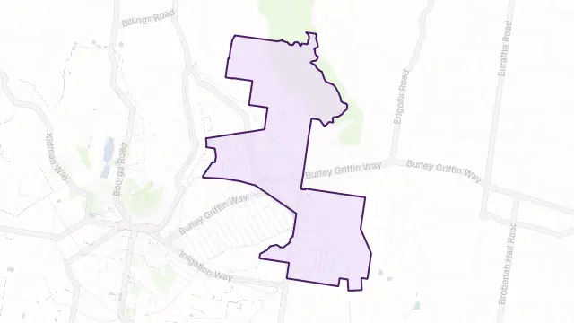 Yenda Area Boundary Map