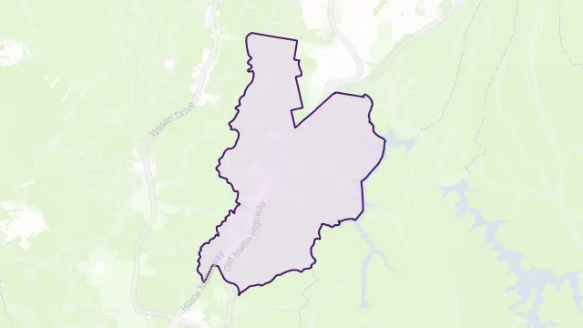 Yerrinbool Area Boundary Map