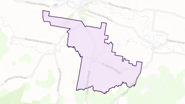 Yorklea Area Boundary Map