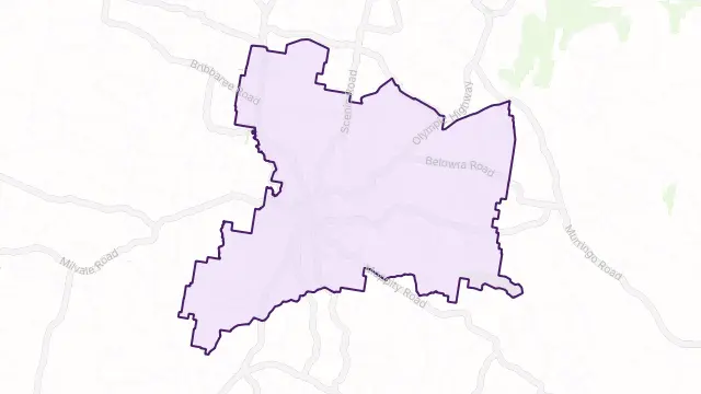 Young Area Boundary Map