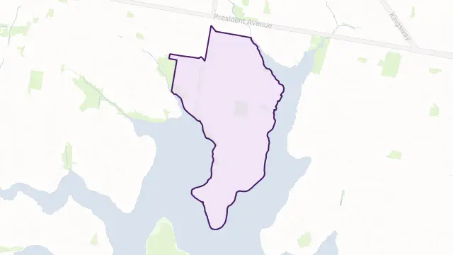 Yowie Bay Area Boundary Map