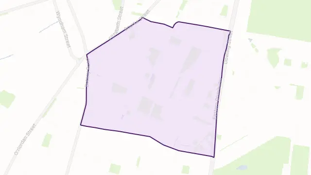 Zetland Area Boundary Map