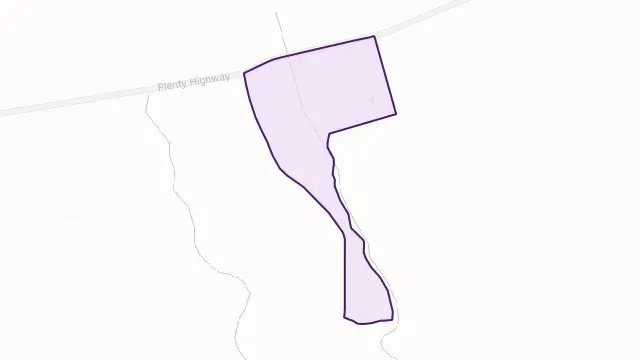 Atitjere Area Boundary Map