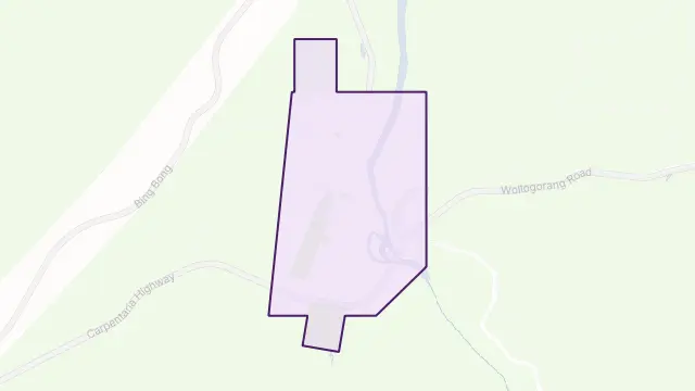 Borroloola Area Boundary Map
