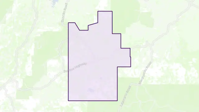 Buchanan Area Boundary Map