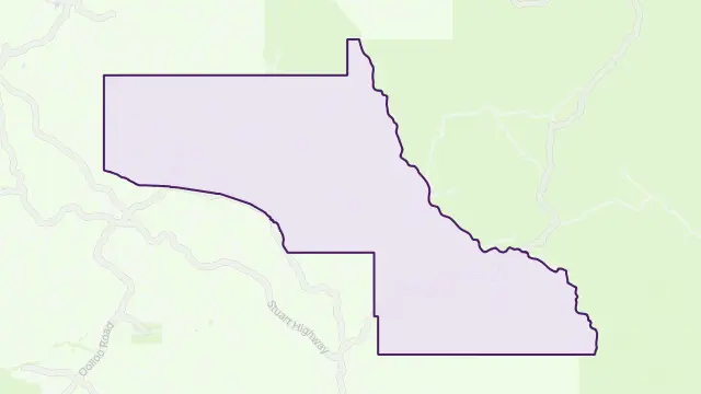 Burrundie Area Boundary Map