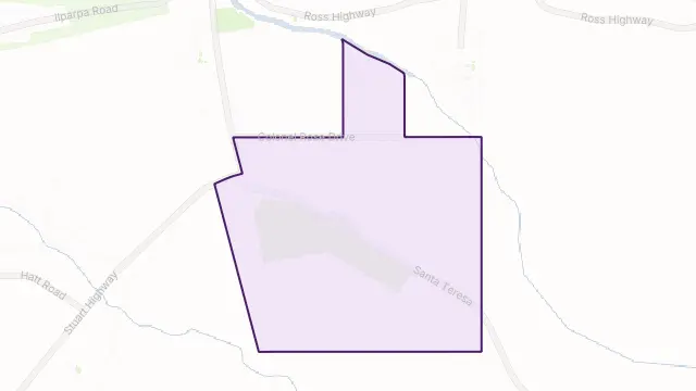 Connellan Area Boundary Map