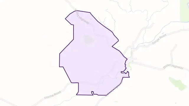 Cossack Area Boundary Map