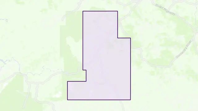 Delamere Area Boundary Map