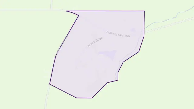 Jabiru Area Boundary Map