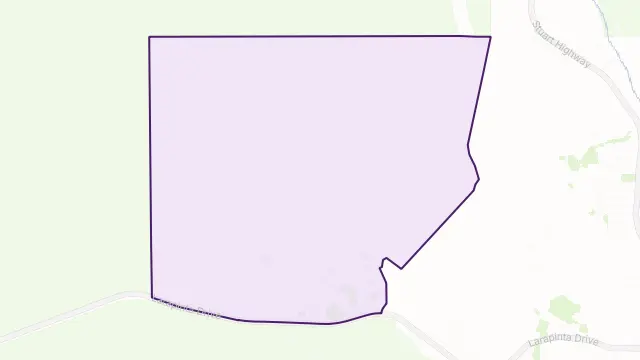 Larapinta Area Boundary Map
