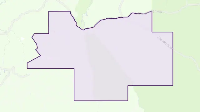 Mount Bundey Area Boundary Map