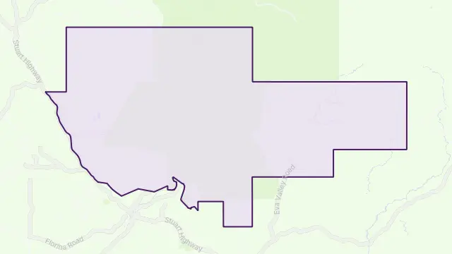 Nitmiluk Area Boundary Map