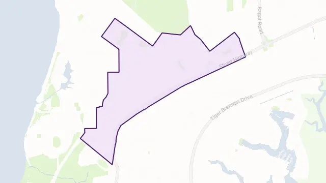 Parap Area Boundary Map