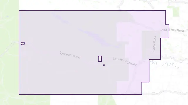 Petermann Area Boundary Map