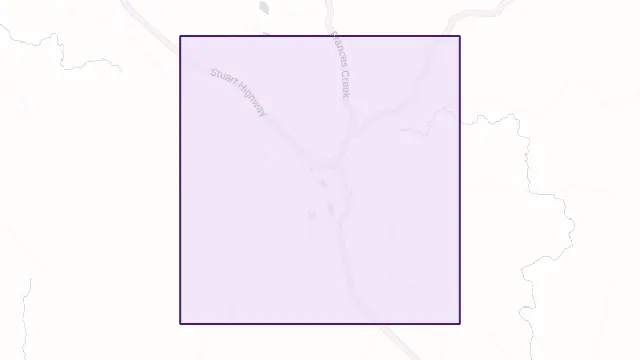 Pine Creek Area Boundary Map
