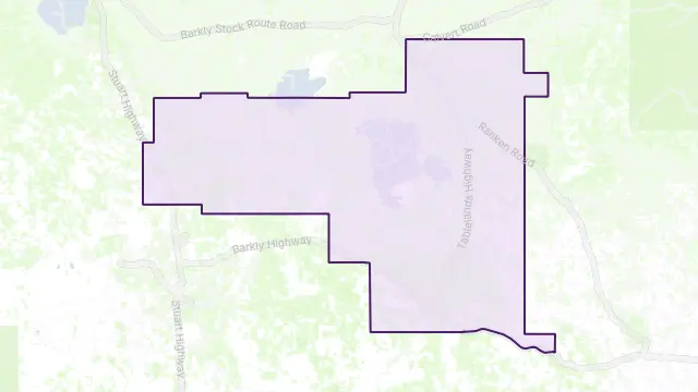 Tablelands Area Boundary Map