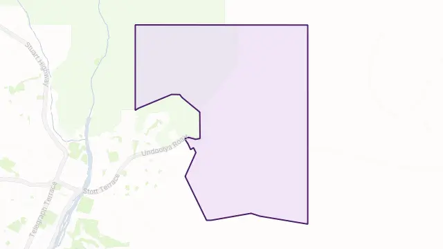 Undoolya Area Boundary Map