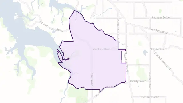 Weddell Area Boundary Map