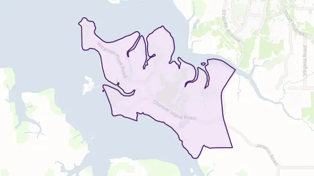 Wickham Area Boundary Map