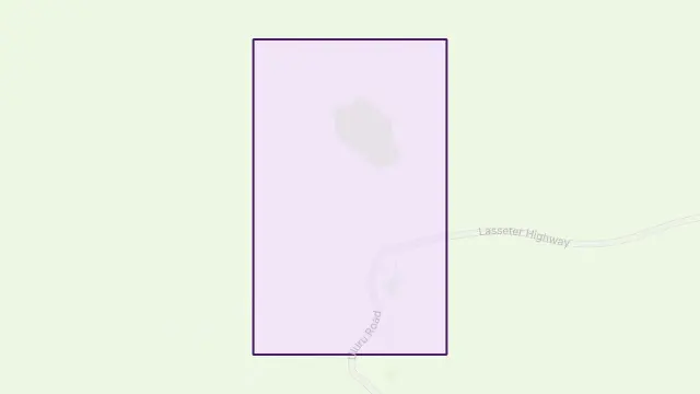 Yulara Area Boundary Map