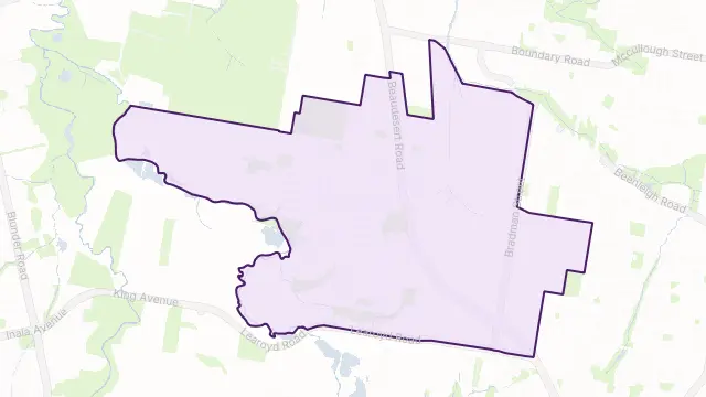 Acacia Ridge Area Boundary Map