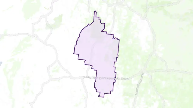 Adavale Area Boundary Map