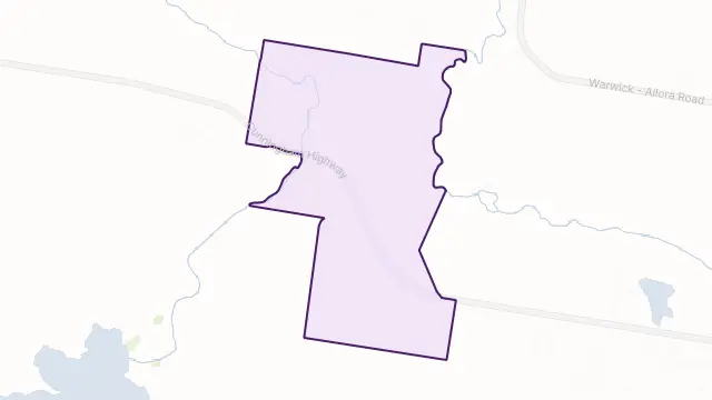 Allan Area Boundary Map