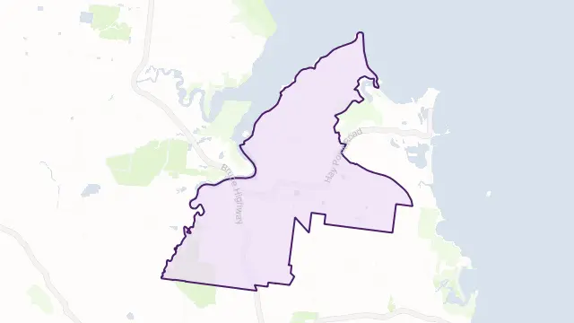 Alligator Creek Area Boundary Map