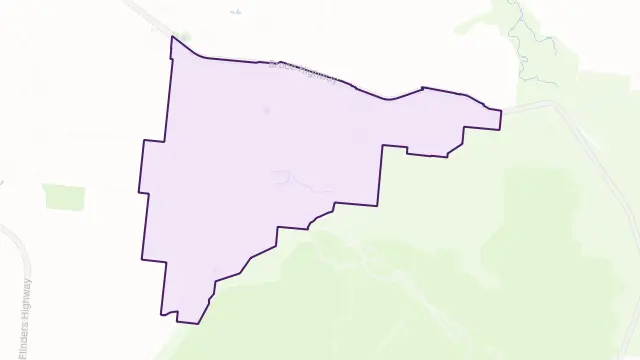Alligator Creek Area Boundary Map