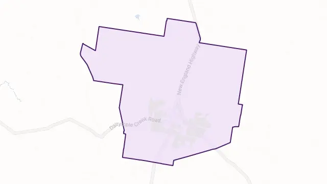 Allora Area Boundary Map