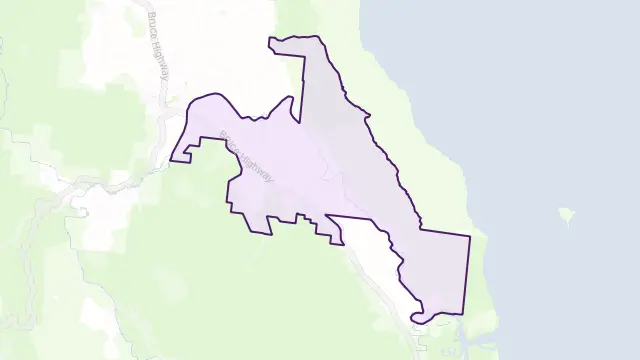 Aloomba Area Boundary Map