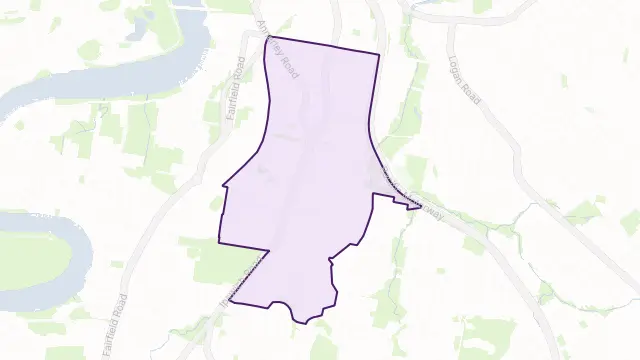 Annerley Area Boundary Map