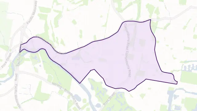 Ashmore Area Boundary Map
