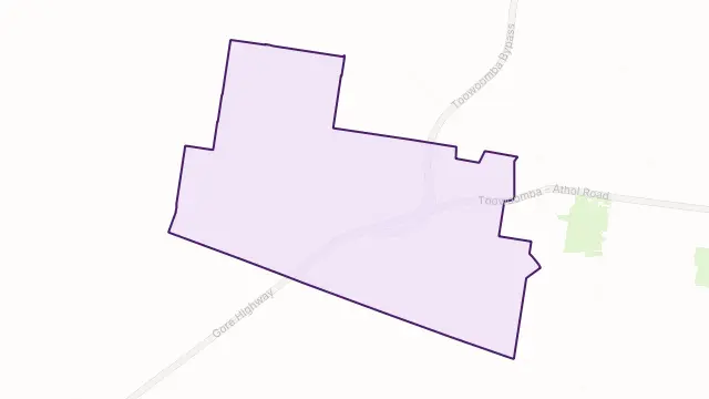 Athol Area Boundary Map