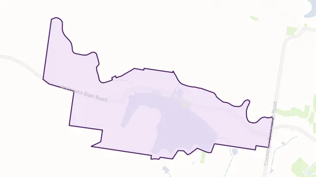 Atkinsons Dam Area Boundary Map