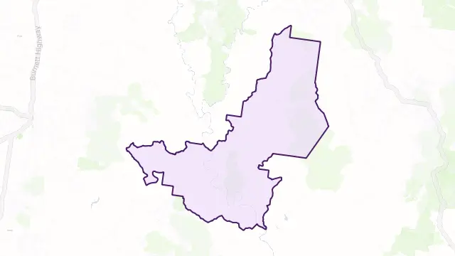 Avoca Vale Area Boundary Map