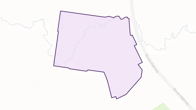 Banks Pocket Area Boundary Map