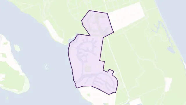 Banksia Beach Area Boundary Map