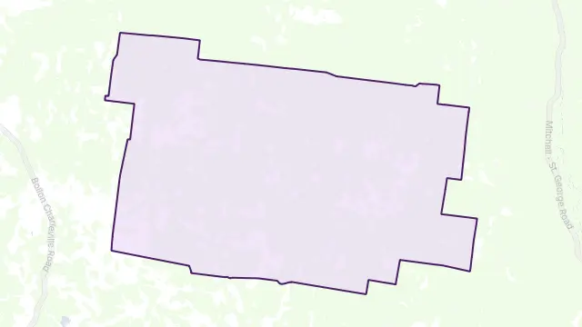 Bargunyah Area Boundary Map